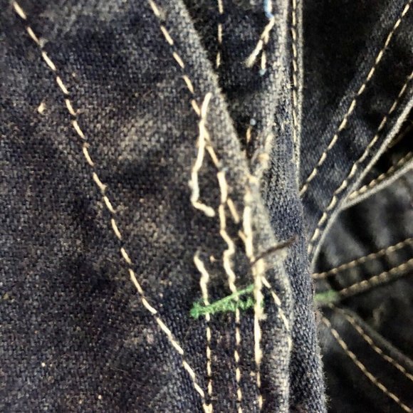 Vintage Big Smith Overalls Mens 50 x 27.5” Used Hemmed Good Quality - Picture 8 of 16